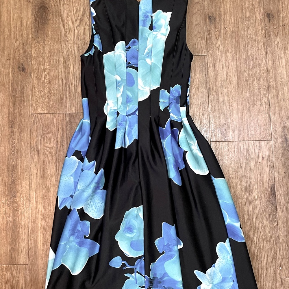 Black And Blue Calvin Klein Dress Size 2